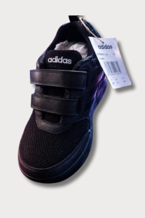 Adidas Black Velcro Kids Shoes