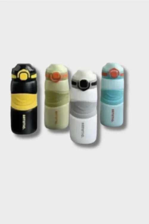 Portable Leak-Proof Insulated Water Bottle with One-Click Lid
