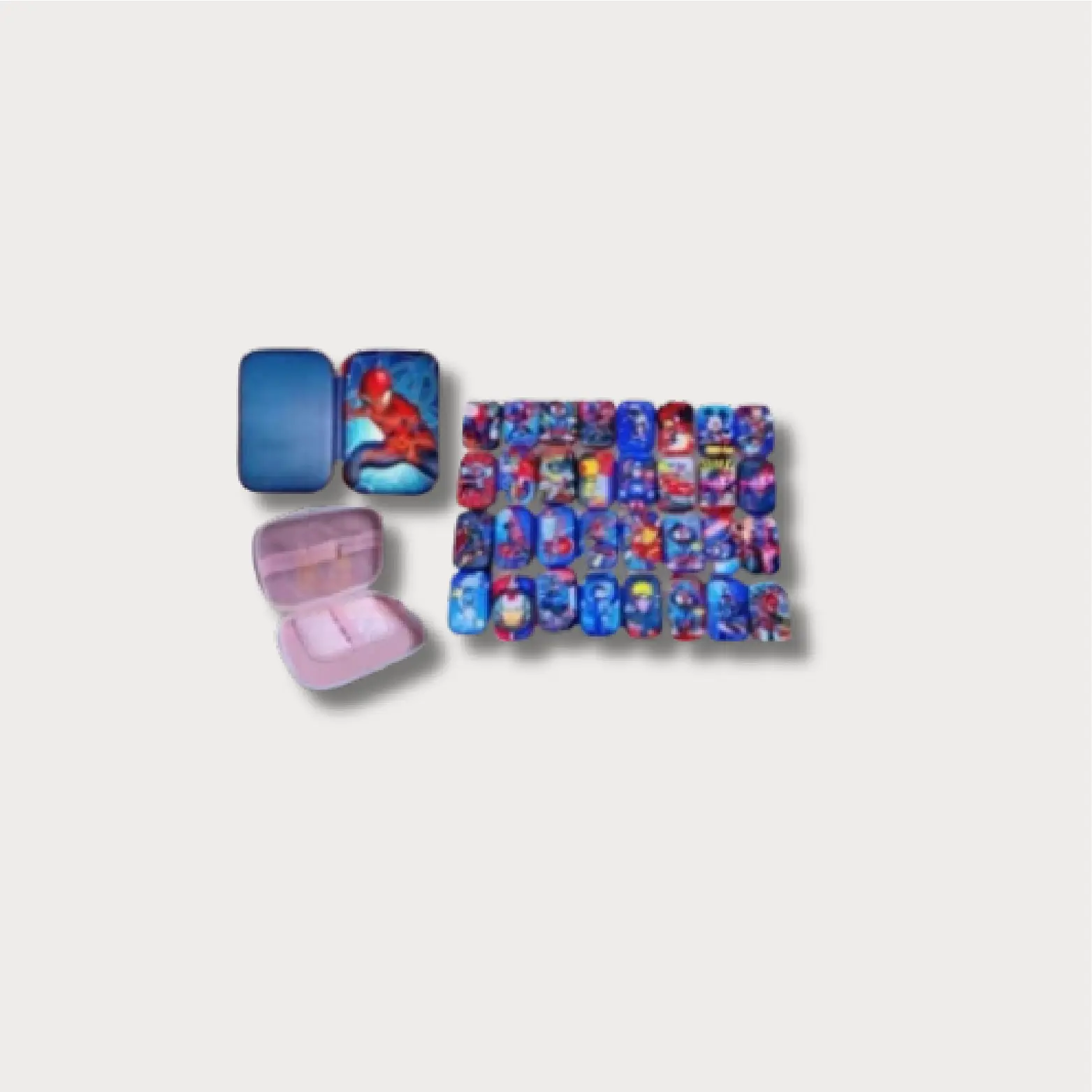 Kids Cartoon Hard Shell Pencil Case β Zipper Stationery Storage Box