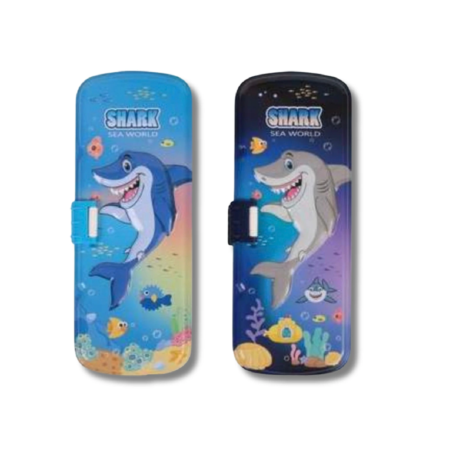 Shark Sea World Kids Pencil Box – Cartoon Printed Hard Case Pencil Box