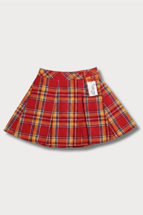 SGPS Jr. Red Check Skirts