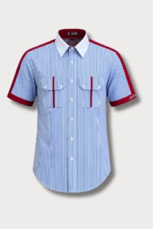 GD Goenka SHIRT H/S STRIPE (M) - III - V